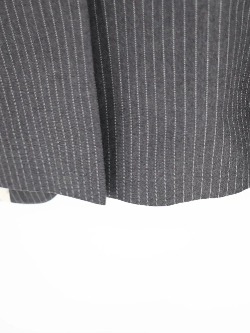 NWT Banana Republic Sport Coat Mens 44R Striped Cotton flannel Tailored Fit gray